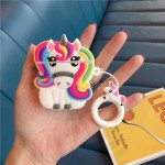 Wholesale Cute Design Cartoon Silicone Cover Skin for Airpod (1 / 2) Charging Case (Full Unicorn)